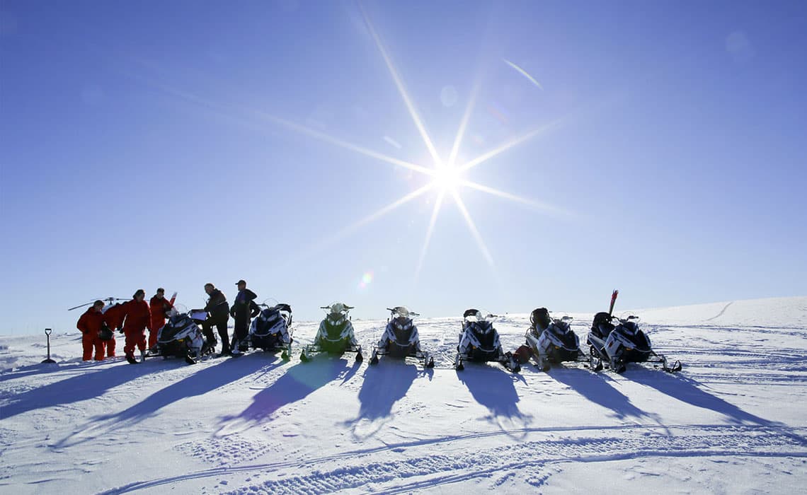 Professionally guided adventure in the snow near Queenstown 